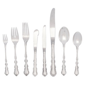 An American Silver Flatware Service