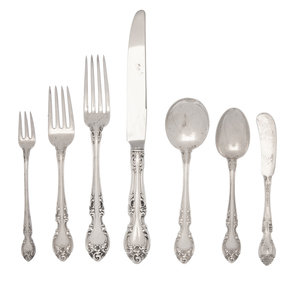 An American Silver Flatware Service