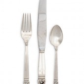 An American Silver Flatware Se