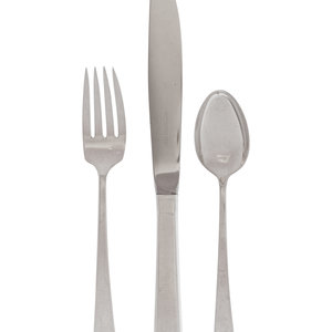 An American Silver Flatware Service