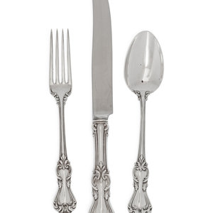 An American Silver Flatware Service