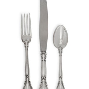 An American Silver Flatware Service