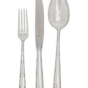 An American Silver Flatware Service