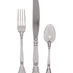 An American Silver Flatware Service