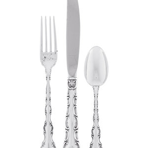 An American Silver Flatware Service