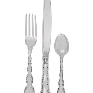 An American Silver Flatware Service