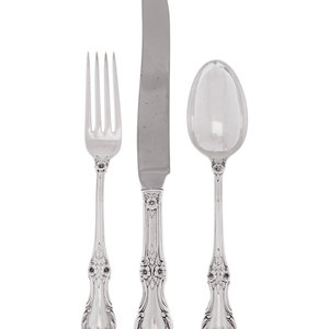 An American Silver Flatware Service