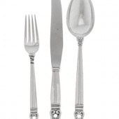 An American Silver Flatware Se
