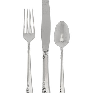 An American Silver Flatware Service