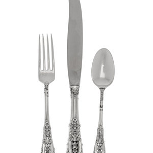 An American Silver Flatware Service