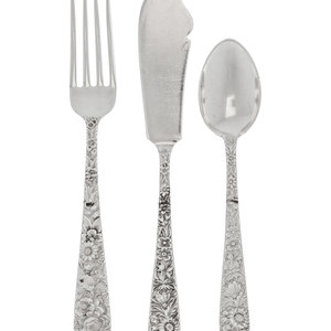 An American Silver Flatware Service