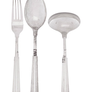 An American Silver Flatware Service
