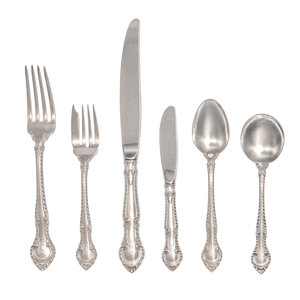 An American Silver Flatware Service