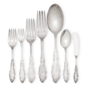 An American Silver Flatware Service