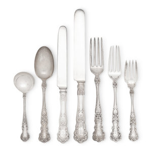 An American Silver Flatware Service