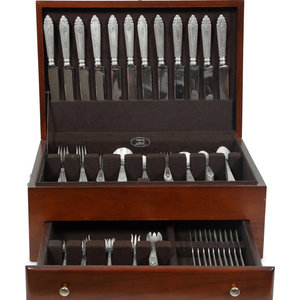 An American Silver Flatware Service