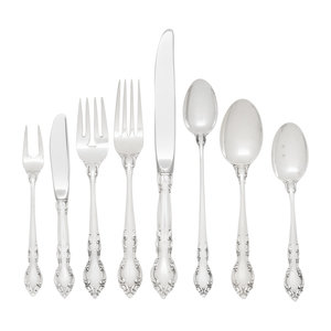 An American Silver Flatware Service