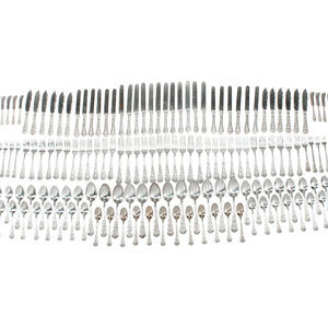 An American Silver Flatware Service