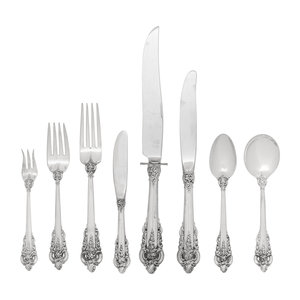 An American Silver Flatware Service