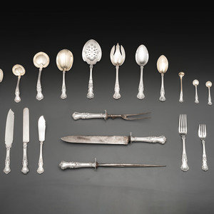 An American Silver Flatware Service