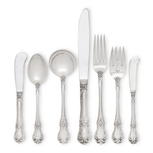 An American Silver Flatware Service