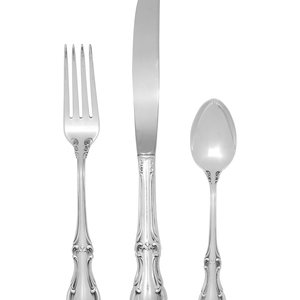 An American Silver Flatware Service