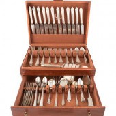 An American Silver Flatware Se