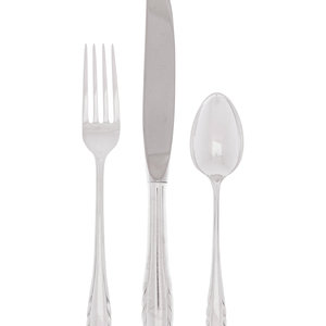 An American Silver Flatware Service