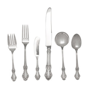 An American Silver Flatware Service