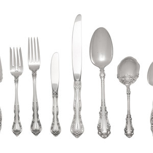 An American Silver Flatware Service