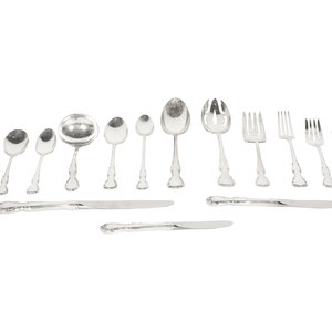 An American Silver Flatware Service