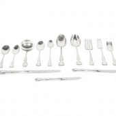 An American Silver Flatware Se
