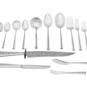 An American Silver Flatware Service