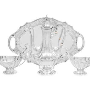 An American Silver Four-Piece