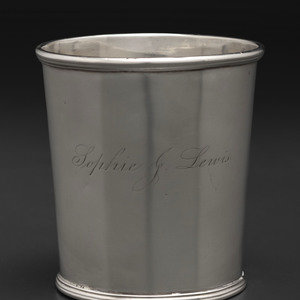 An American Silver Julep Cup Asa