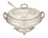 AN AMERICAN SILVER LIDDED TURE
