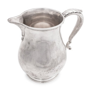 An American Silver Pitcher Gorham