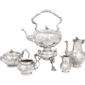 An American Silver-Plate Four-Piece