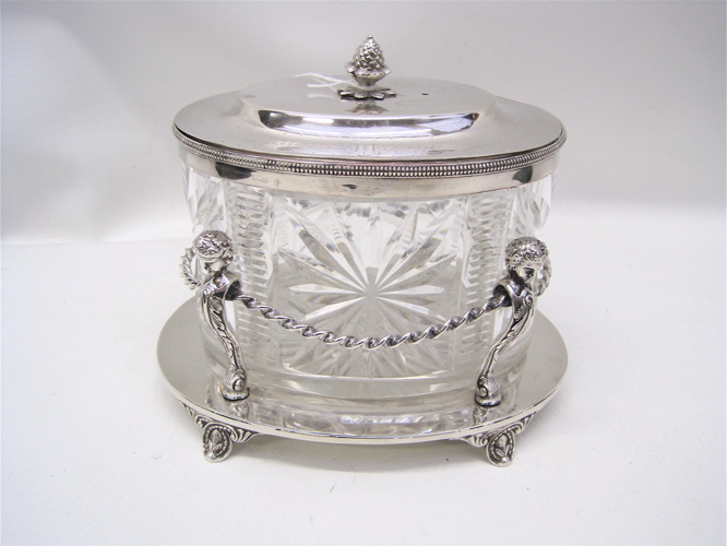 AN AMERICAN SILVER-PLATED COVERED