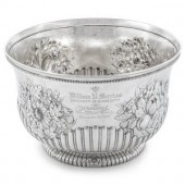 An American Silver Punch Bowl