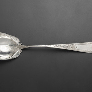 An American Silver Punch Ladle