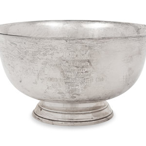 An American Silver Revere Bowl