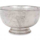 An American Silver Revere Bowl