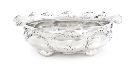 An American Silver Salad Bowl