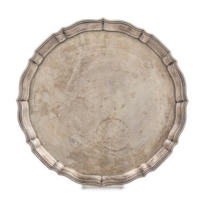 An American Silver Salver Gorham