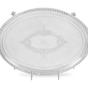 An American Silver Salver Peter