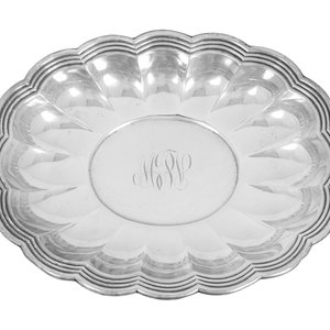 An American Silver Serving Dish