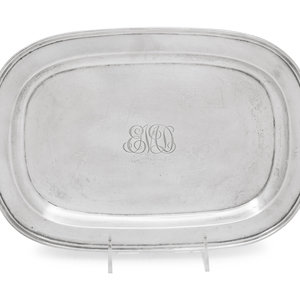 An American Silver Serving Tray