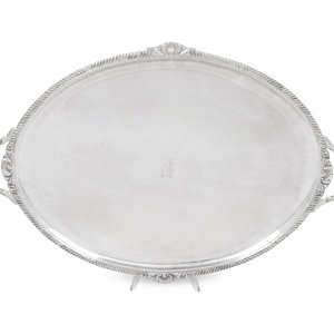 An American Silver Serving Tray