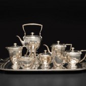 An American Silver Seven Piece